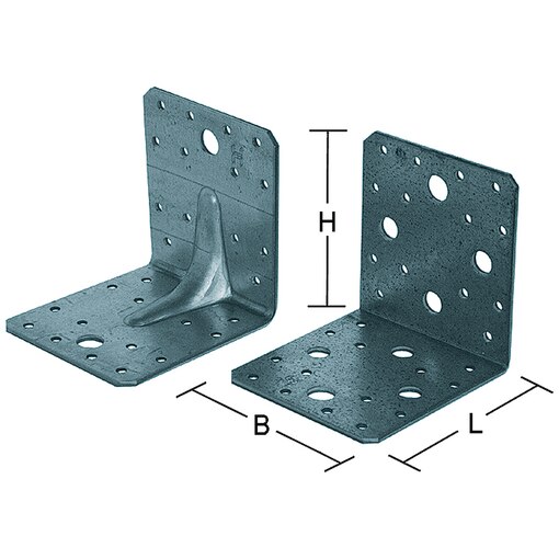 Vinkelbeslag 70x70x55x2,0 utan förstärkning